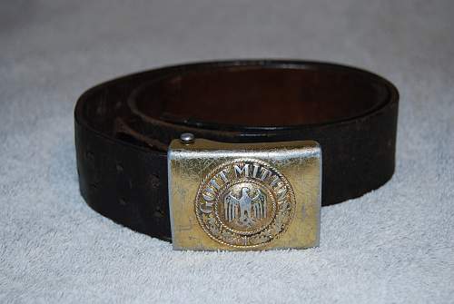 Kriegsmarine belt and buckle