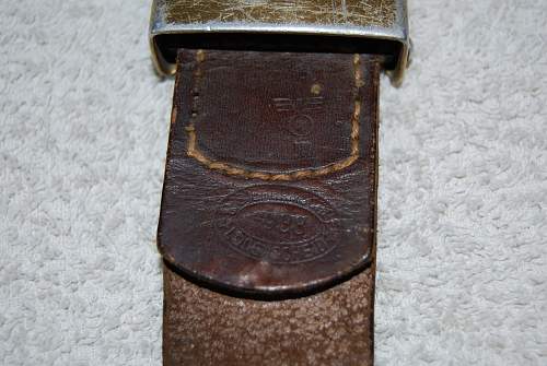 Kriegsmarine belt and buckle