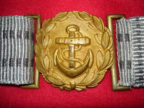 Marine officials brocade