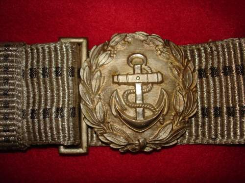 Marine officials brocade