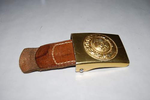 Kriegsmarine belt and buckle