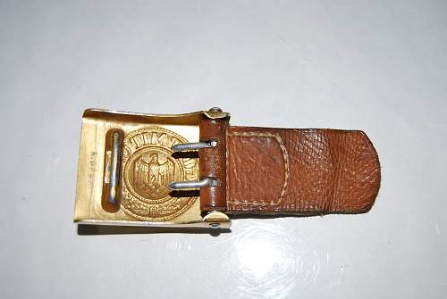 Kriegsmarine belt and buckle