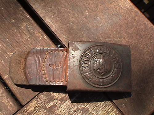 Kreigsmarine buckle: new find