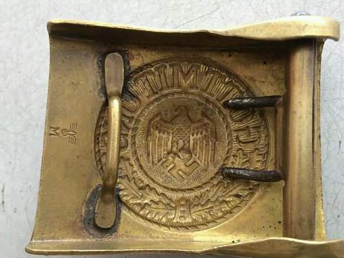 Kriegsmarine brass buckle facke ?