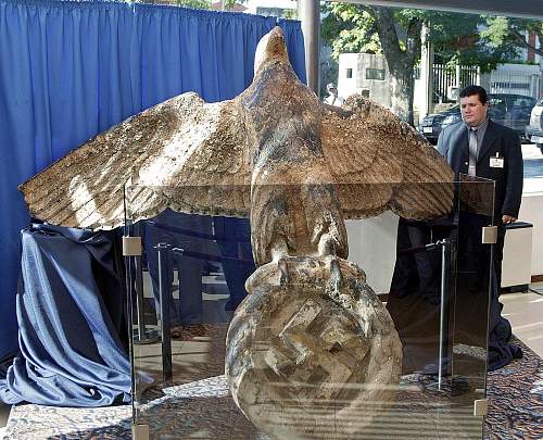 Massive Kriegsmarine eagle found in the sea