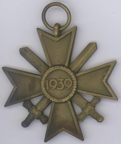 Kriegsverdienstkreuz 2 klasse mit Schwertern // 15 - Friedrich Orth ?