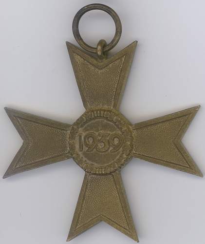 Kriegsverdienstkreuz 2 klasse ohne schwerter - Petz &amp; Lorenz