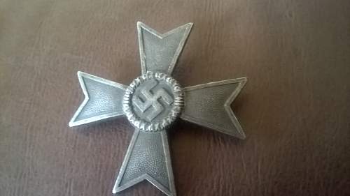 Kriegsverdienstkreuz 1.Klasse ohne Schwerter