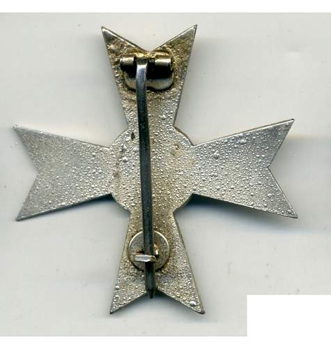 Kriegsverdienstkreuz Klasse 1. ohne Schwertern - E.F. Wiedmann