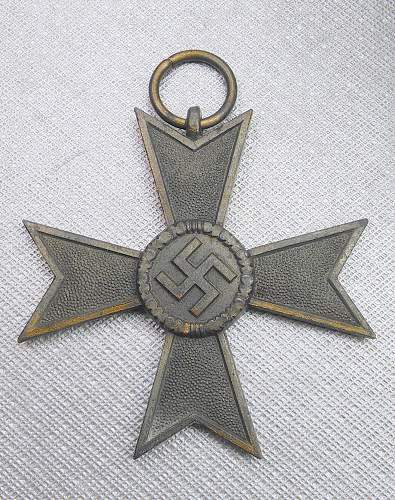 Kriegsverdienstkreuz 2.Klasse ohne Schwertern.