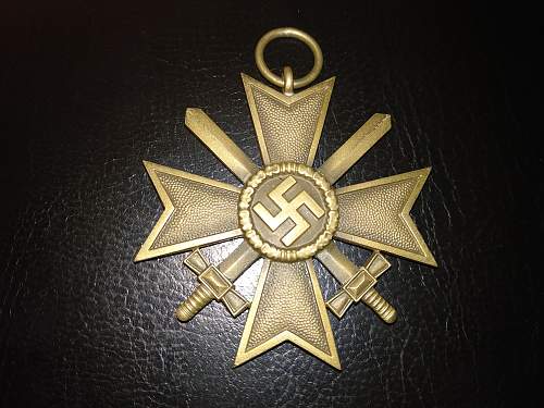 Kriegsverdienstkreuz 2.Klasse mit schwerten unmarked A