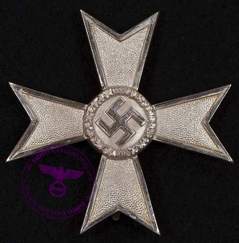 Kriegsverdienstkreuz 1.Klasse ohne Schwerter 900 l/52