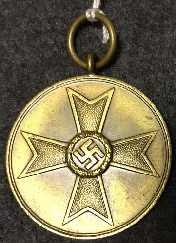 The unusual Kriegsverdienstmedaille