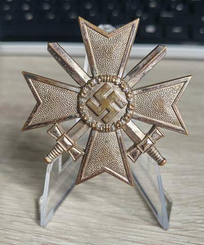 Kriegsverdienstkreuz 1 Klasse mit Schwertern - 1st design L/13 Meybauer