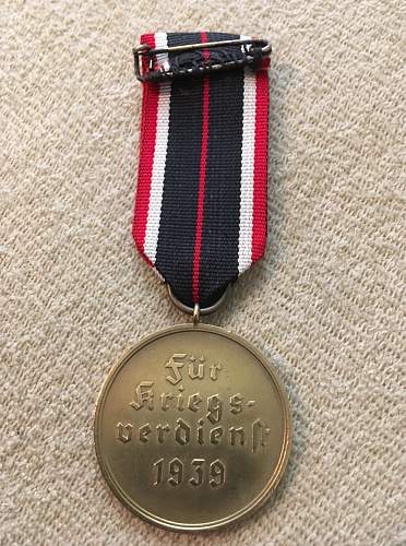 Kriegsverdienstmedaille