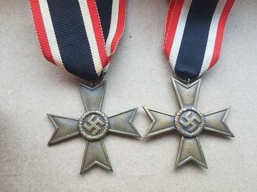 2 Kriegsverdienstkreuz, are these original?