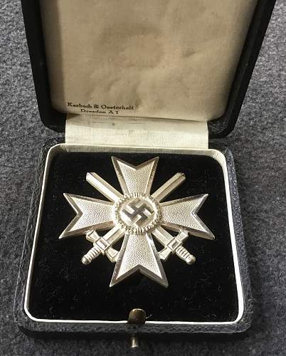 Kriegsverdienstkreuz 1.Klasse mit Schwertern K&amp;O.