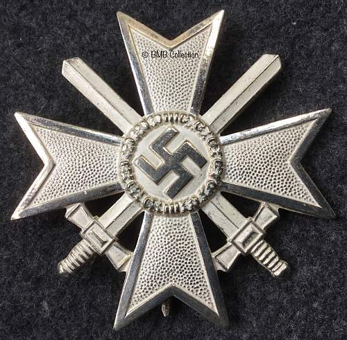 Kriegsverdienstkreuz 1.Klasse mit Schwertern K&amp;O.