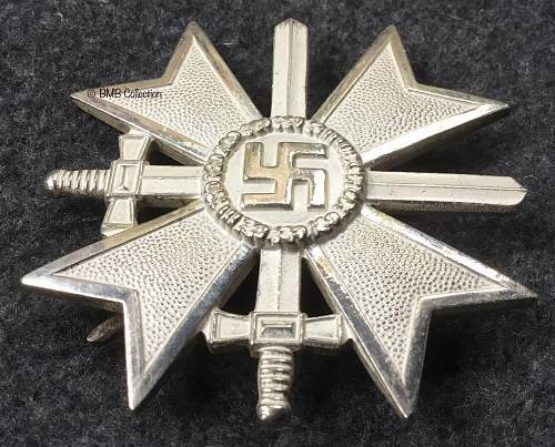 Kriegsverdienstkreuz 1.Klasse mit Schwertern K&amp;O.