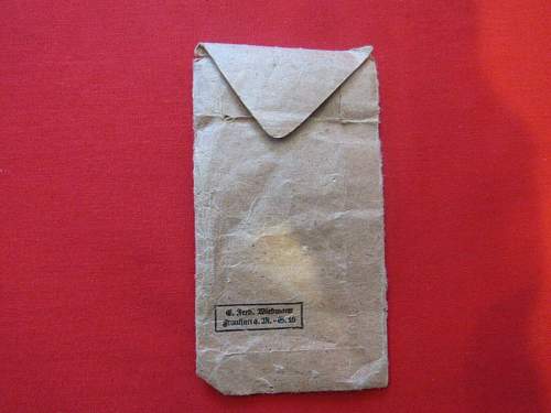 Kriegsverdienstkreuz 2.Klasse mit Schwertern Envelope Opinion