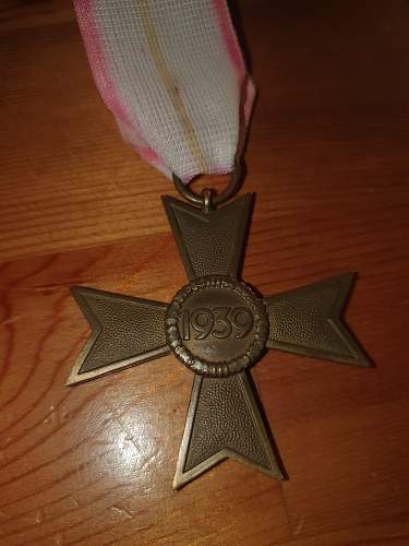 Kriegsverdienstkreuz 2.Klasse ohne Schwerter - War Merit Cross 2nd Class without Swords