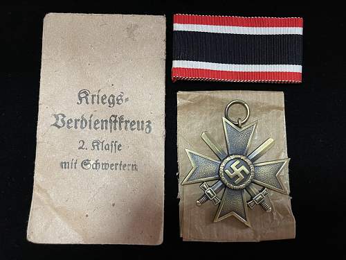 Kriegsverdienstkreuz 2.Klasse mit Schwertern