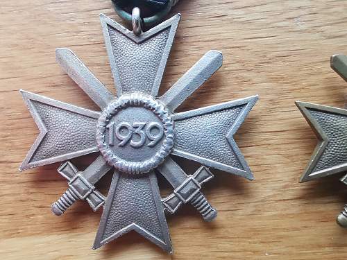 Kriegsverdienstkreuz 2.Klasse mit Schwertern  (2nd example silver/brass type colour)