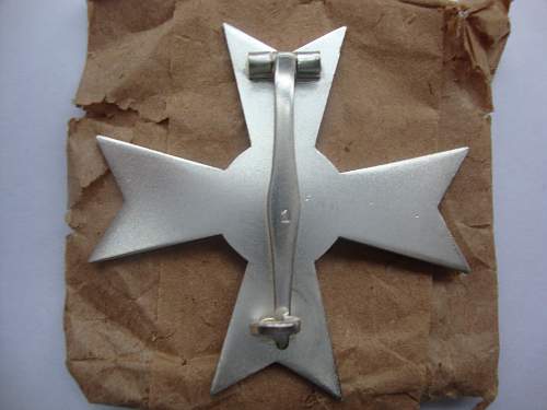 Kriegsverdienstkreuz 1.Klasse Without swords.