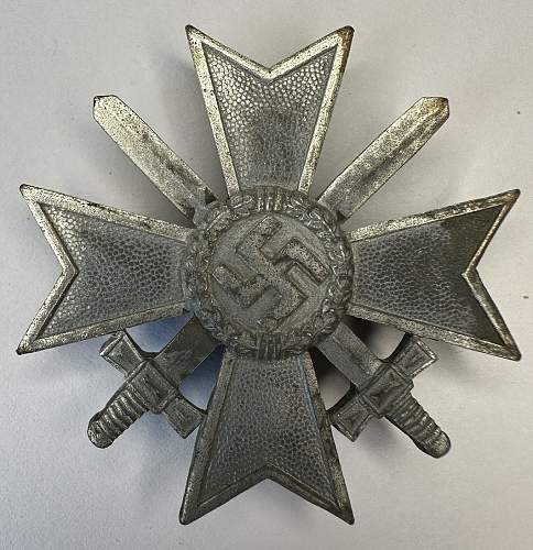 Kriegsverdienstkreuz 1. Klasse mit Schwertern, L/57 Boerger &amp; Co