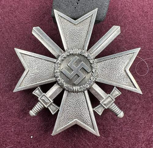 Kriegsverdienstkreuz 1. Klasse mit Schwertern, Otto Schickle