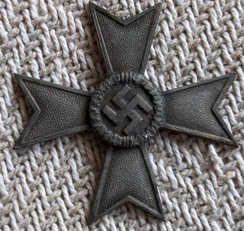 Kriegsverdienstkreuz without swords