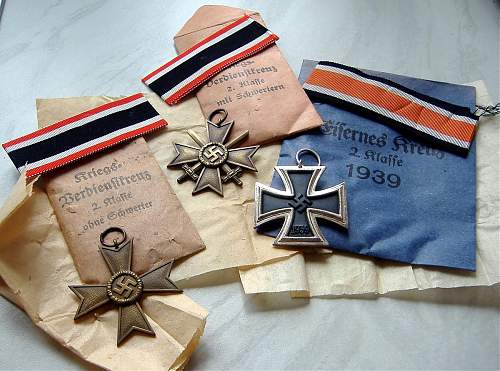 Kriegsverdienstkreuz 2. Klasse ohne Schwerter envelope