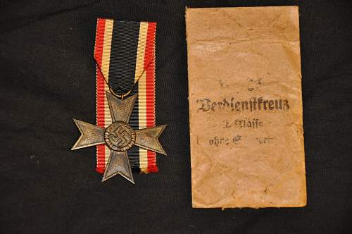 Kriegsverdienstkreuz 2.kl. ohne schwerten