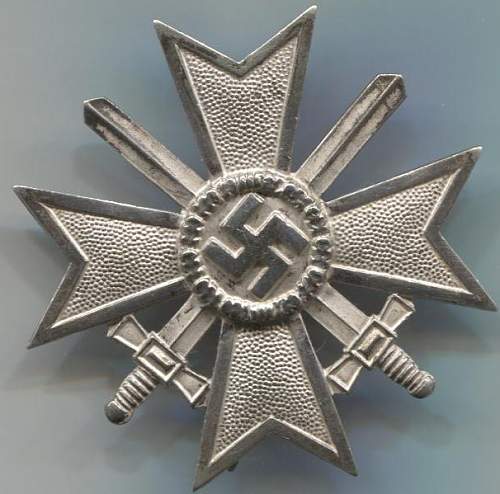kriegsverdienstkreuz 1 klasse mit schwertern 62.