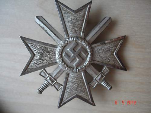 My grandfather's Kriegsverdienstkreuz mit Schwertern