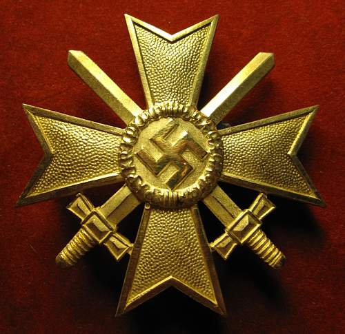 Kriegsverdienst Kreuz 1 Klasse mit Schwertern