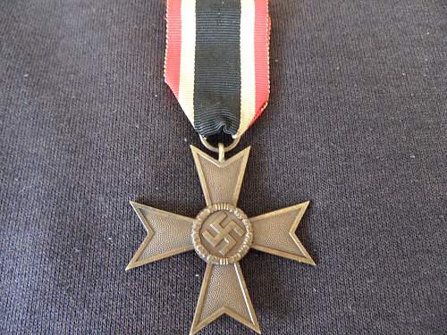 Kriegsverdienstkreuz 2.Klasse ohne Schwerter