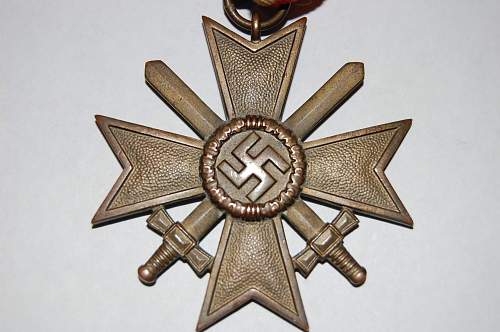 Das Kriegsverdienstkreuz des Jahres 1939.