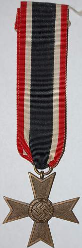 Das Kriegsverdienstkreuz des Jahres 1939.