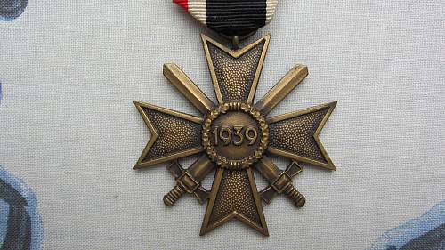 Kriegsverdienstkreuz mit schwertern 48