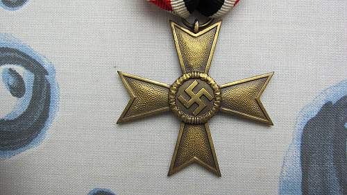 Kriegsverdienstkreuz ohne schwertern