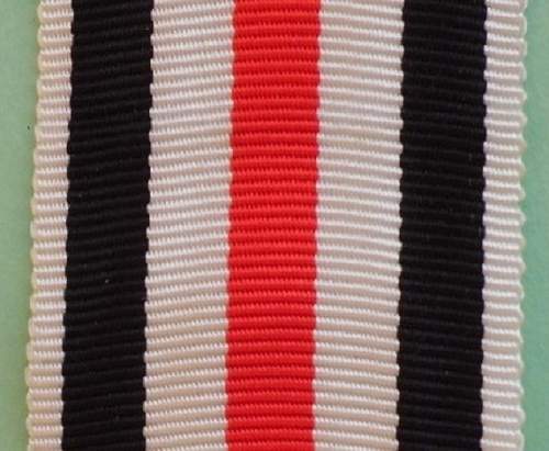 Replacement ribbon for Kriegsverdienstkreuz