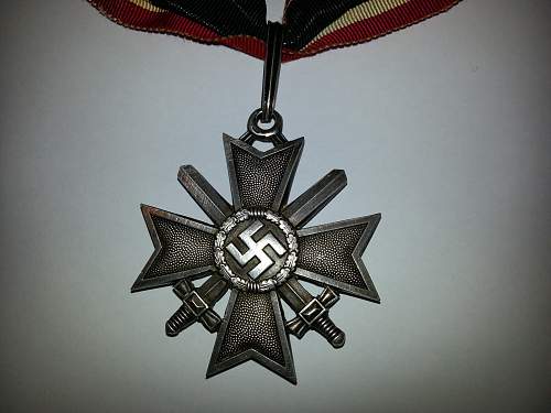 Ritterkreuz des Kriegsverdienstkreuzes mit Schwertern