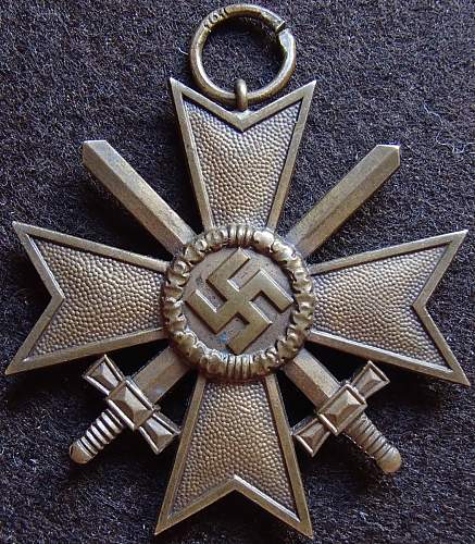 Kriegsverdienstkreuz.