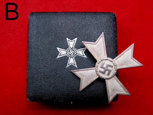 Kriegsverdienstkreuz 1.Klasse ohne Schwerter