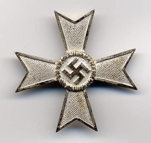 Kriegsverdienstkreuz I. Klasse ohne Schwerter for opinions