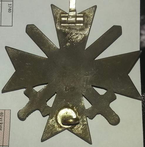 Kriegsverdienstkreuz 1.Klasse  Maker L/12