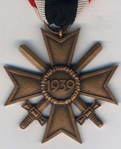 kriegsverdienstkreuz 2. klasse mit schwertern 67