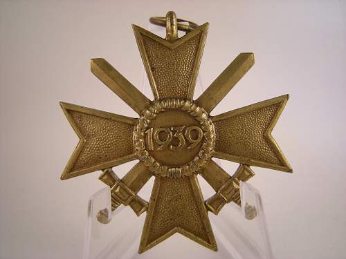 Kriegsverdienstkreuz 2.Klasse mit Schwertern mm 100