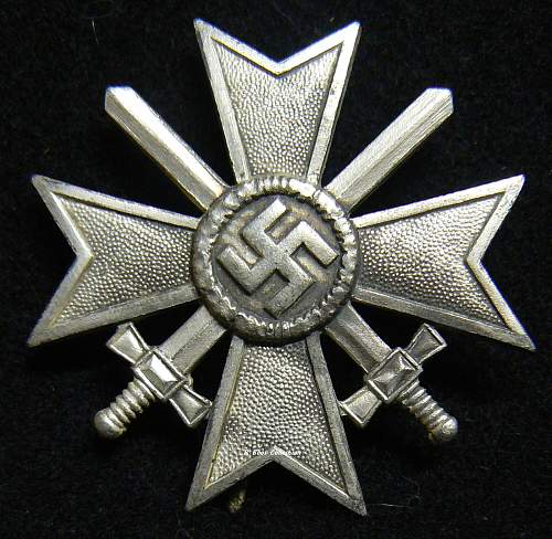 Kriegsverdienstkreuz 1.Klasse mit Schwertern, Wilhelm Deumer, &quot;3&quot;